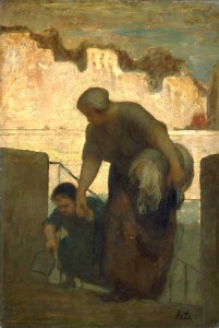 La blanchisseuse de Honoré Daumier - Musée d'Orsay