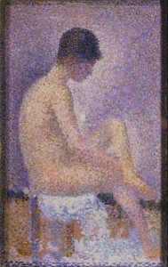 La Poseuse de profil de Georges Seurat - Musée d'Orsay