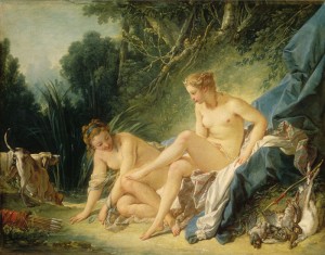 Diane sortant du bain de François Boucher - Musée du Louvre