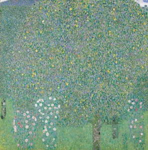 Rosiers sous les arbres de Gustav Klimt - Musée d'Orsay