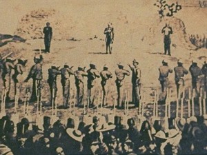 L'exécution de l'empereur Maximilien au Mexique