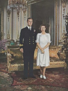 Fiançailles de SAR la princesse Élisabeth et du Lt Philippe Mountbatten - France Illustration 1947