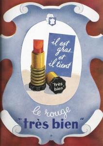 Publicité pour le rouge à lèvre Annie-France