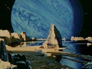 Clair de Saturne sur Triton