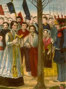 plantation d'un arbre de la liberté en 1848