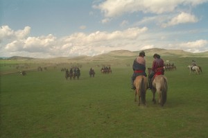 Les steppes de Mongolie
