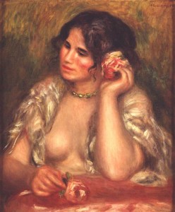 Gabrielle à la rose de Auguste Renoir - Musée d'Orsay -