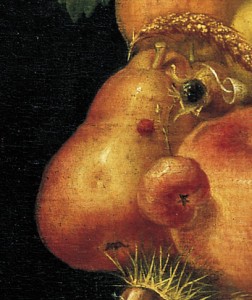 détail des Quatre saisons d'Arcimboldo - l'automne - Musée du Louvre