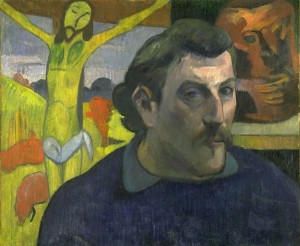 christ Portrait de l'artiste au Christ jaune de Paul Gauguin - Musée d'Orsay