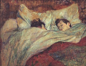 Le lit de Henri de Toulouse-Lautrec - Musée d'Orsay