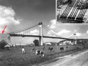ancrage1 pont suspendu, massif d'ancragee