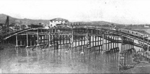 chantier du pont du Risorgimento