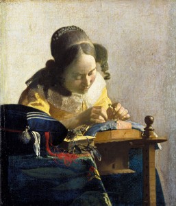 La Dentelière de Vermeer  - Musée du Louvre