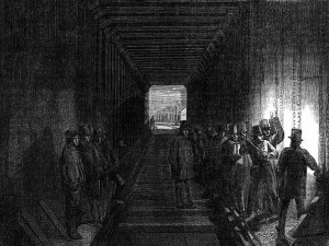 Intérieur du pont-tube Britannia