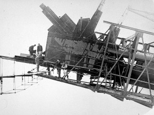 chantier du viaduc du Forth