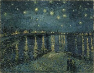 Nuit étoilée sur le Rhône de Vincent Van Gogh - Musée d'Orsay