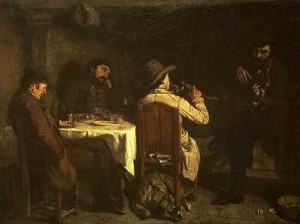 L'Après-dinée à Ornans de Gustave Courbet