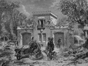 première maison en béton à Saint-Denis