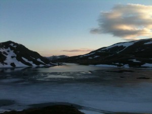 Route du Cap Nord - minuit