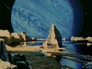 Clair de Saturne sur Triton