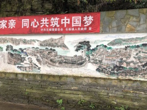 mur peint dans un village Buyi