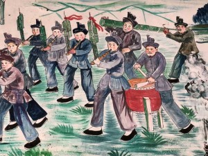 mur peint village Dong